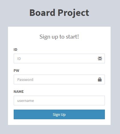 signup